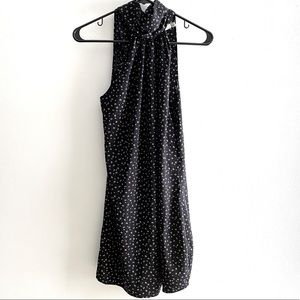 BISHOP & YOUNG tie neck halter dress